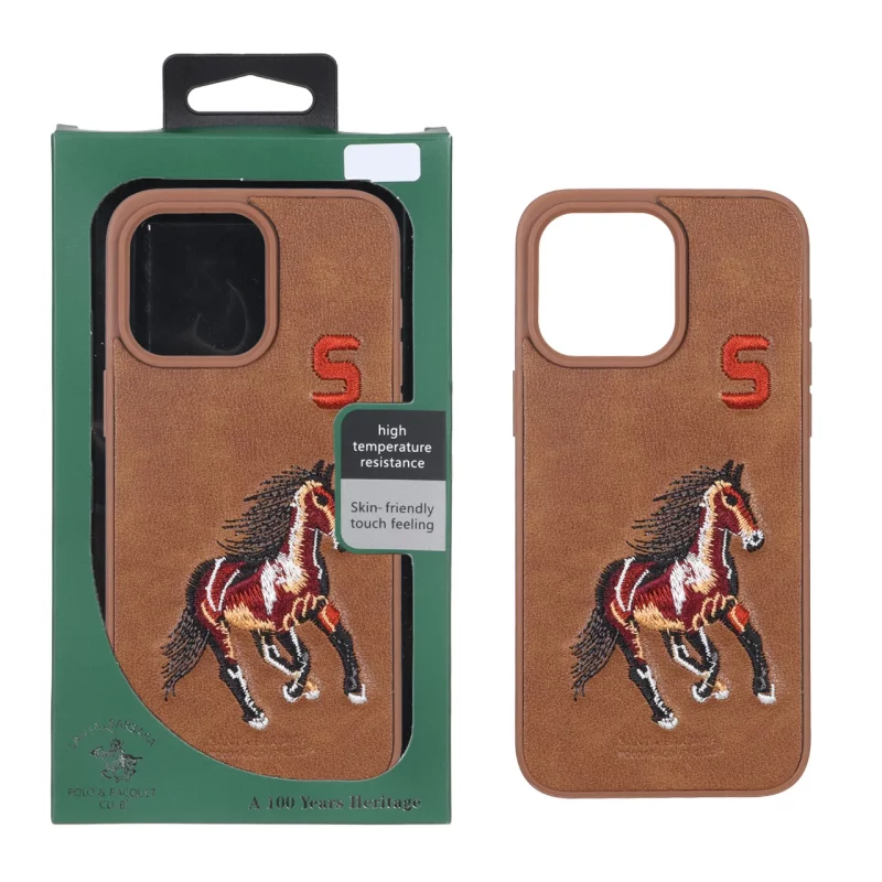 قاب چرمی Santa Barbara Polo مدل Apple iPhone 15 Pro Max - طرح 320 (پک دار) - تصویر 2