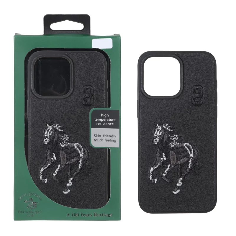 قاب چرمی Santa Barbara Polo مدل Apple iPhone 15 Pro Max - طرح 321 (پک دار) - تصویر 2