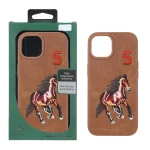 قاب چرمی Santa Barbara Polo مدل Apple iPhone 15 / iPhone 14 / iPhone 13 - طرح 325 (پک دار)