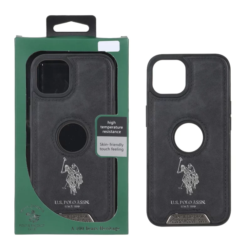 قاب اورجینال US Polo Assn جیر Apple iPhone 13 / iPhone 14 - مشکی (پک دار) - تصویر 2