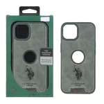 قاب اورجینال US Polo Assn جیر Apple iPhone 13 / iPhone 14 - سبز (پک دار)