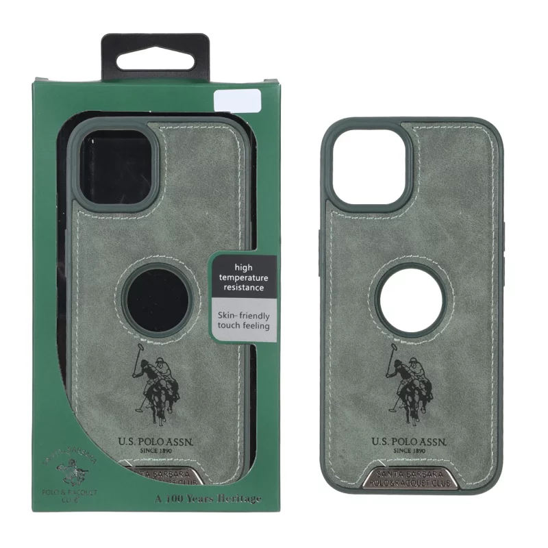 قاب اورجینال US Polo Assn جیر Apple iPhone 13 / iPhone 14 - سبز (پک دار) - تصویر 2