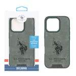 قاب اورجینال US Polo Assn جیر Apple iPhone 16 Pro - سبز (پک دار)