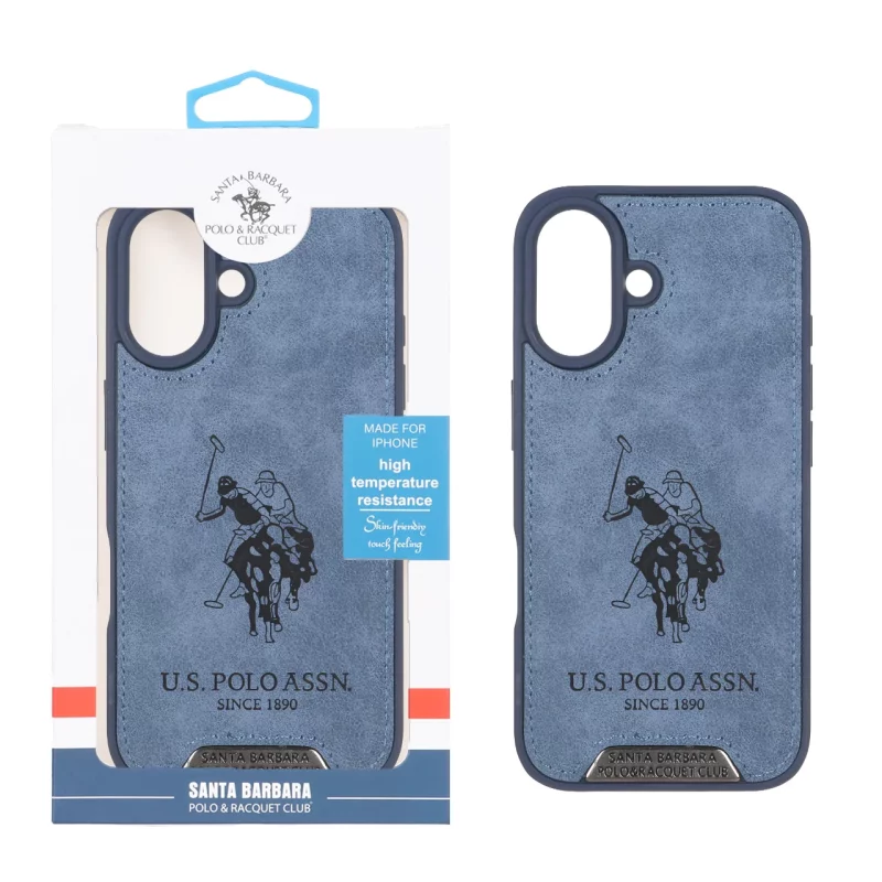 قاب اورجینال US Polo Assn جیر Apple iPhone 17 - آبی (پک دار) - تصویر 2