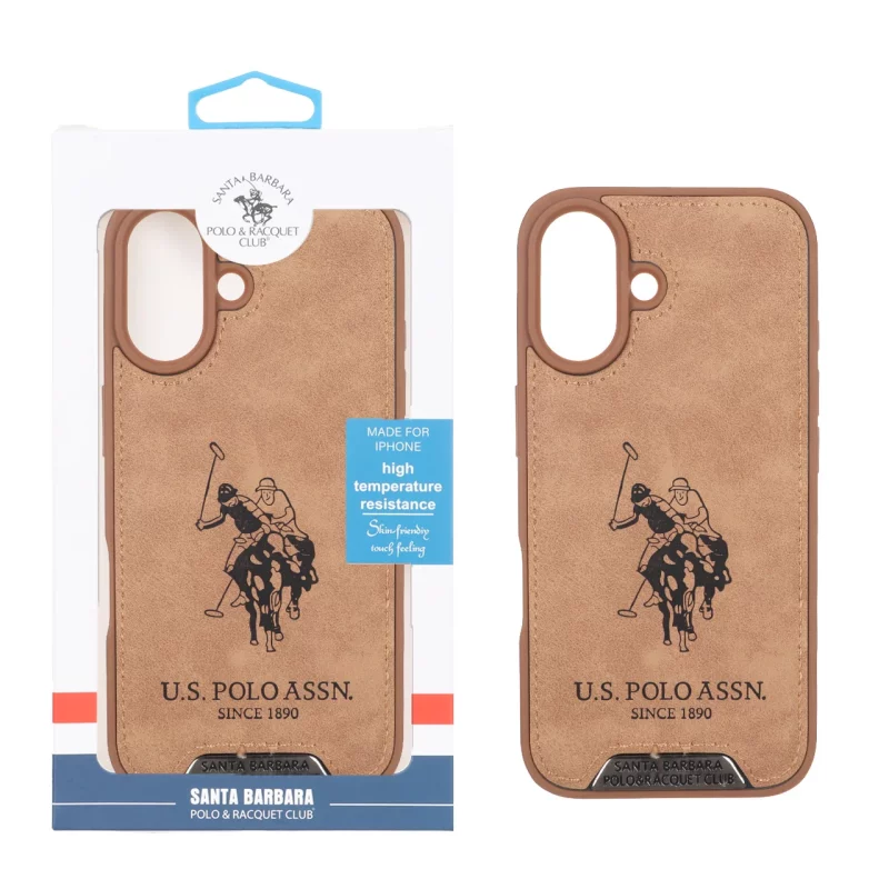 قاب اورجینال US Polo Assn جیر Apple iPhone 17 - صحرایی (پک دار) - تصویر 2