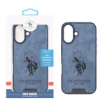 قاب اورجینال US Polo Assn جیر Apple iPhone 16 - آبی (پک دار)