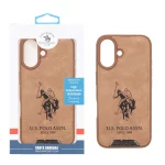 قاب اورجینال US Polo Assn جیر Apple iPhone 16 - صحرایی (پک دار)