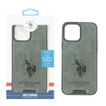 قاب اورجینال US Polo Assn جیر Apple iPhone 13 Pro Max - سبز (پک دار)