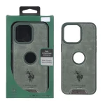 قاب اورجینال US Polo Assn جیر Apple iPhone 15 Pro Max - سبز (پک دار)