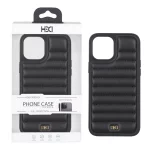 قاب اورجینال HDD چرم پافری طرح دوخت Apple iPhone 12 Pro Max - مشکی (پک دار)