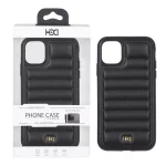 قاب اورجینال HDD چرم پافری طرح دوخت Apple iPhone 11 - مشکی (پک دار)
