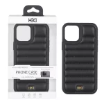 قاب اورجینال HDD چرم پافری طرح دوخت Apple iPhone 12 Pro / iPhone 12 - مشکی (پک دار)