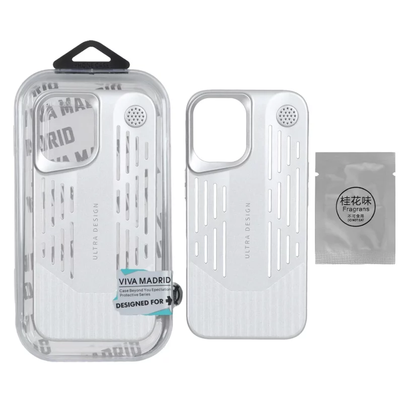قاب VIVA MADRID معطر Ultra Design مدل Apple iPhone 16 - نقره ای (پک دار) - تصویر 2
