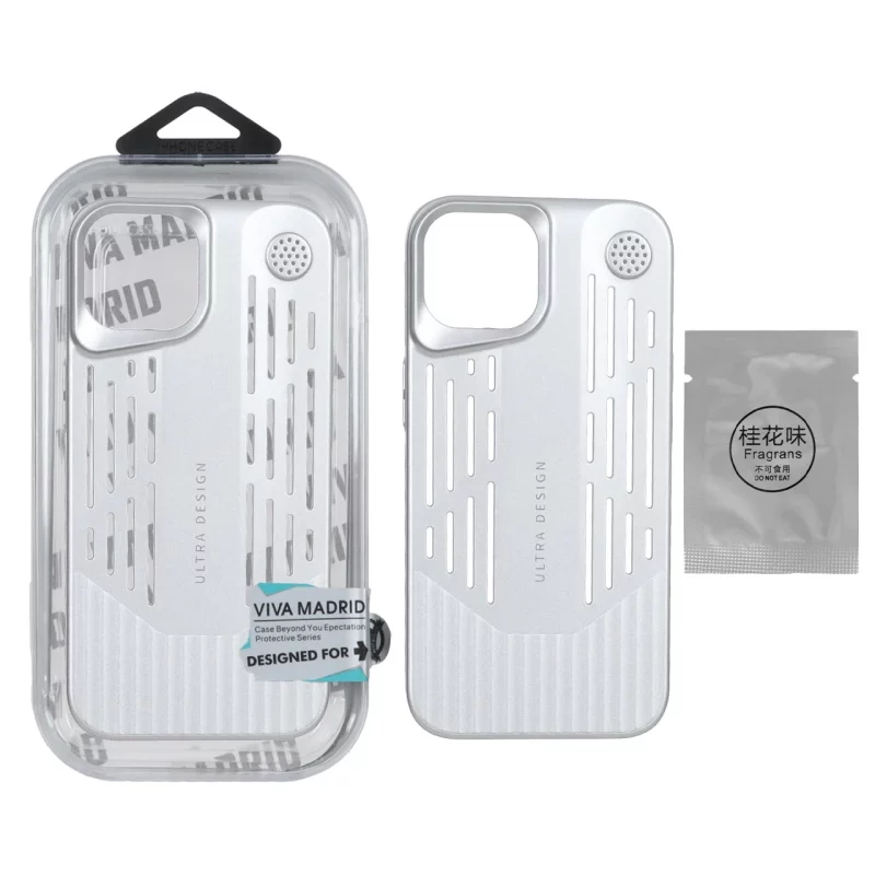 قاب VIVA MADRID معطر Ultra Design مدل Apple iPhone 15 / iPhone 14 / iPhone 13 - نقره ای (پک دار) - تصویر 2