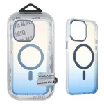 قاب اورجینال VIVA MADRID مات MagSafe دور رنگ Apple iPhone 15 Pro Max - آبی (پک دار)