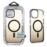 قاب اورجینال VIVA MADRID مات MagSafe دور رنگ Apple iPhone 15 / iPhone 14 / iPhone 13 - مشکی (پک دار)