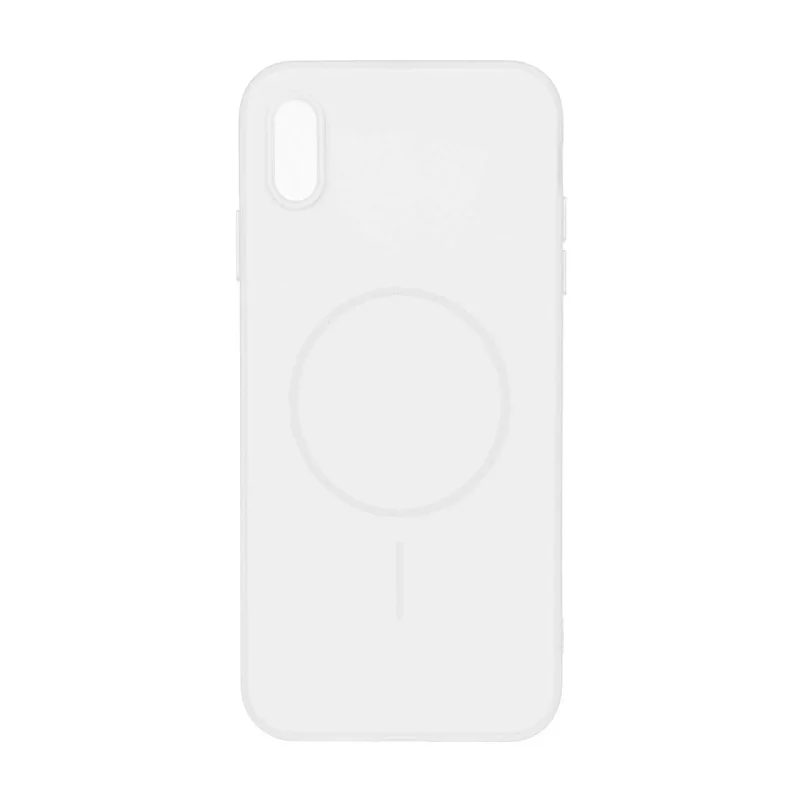 قاب دو لایه مات طرح مگ سیف Apple iPhone X Max / iPhone XS Max - سفید - تصویر 2