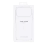 قاب اورجینال Clear Case شفاف MagSafe آی سی دار Apple iPhone 17 Pro Max - سفید (پک دار)