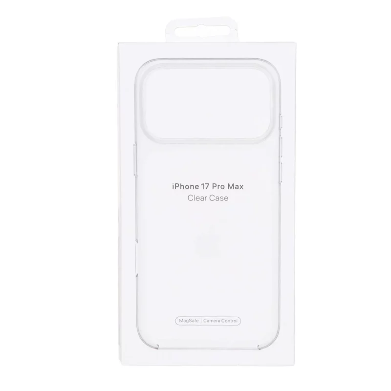 قاب اورجینال Clear Case شفاف MagSafe آی سی دار Apple iPhone 17 Pro Max - سفید (پک دار) - تصویر 2
