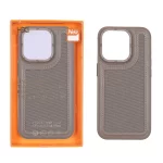 قاب اورجینال HDD برزنتی دور چرم دوخت دار Apple iPhone 15 Pro - سبز (پک دار)