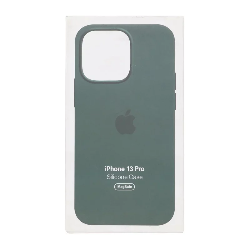 قاب اورجینال درجه یک Silicone Case پاک کنی Magsafe مدل Apple iPhone 13 Pro - سبز زمردی (پک دار) - تصویر 2
