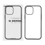 قاب Q Series پشت سخت شفاف دور مشکی Apple iPhone 12 Pro Max (پک دار)
