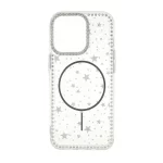 قاب Star شفاف طرح مگ سیف نگین دار Apple iPhone 13 Pro - مشکی