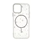 قاب Star شفاف طرح مگ سیف نگین دار Apple iPhone 12 Pro / iPhone 12 - مشکی