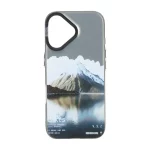 قاب SO COOL بلک لنز دکمه کروم طرح دار Apple iPhone 16 - طرح 18