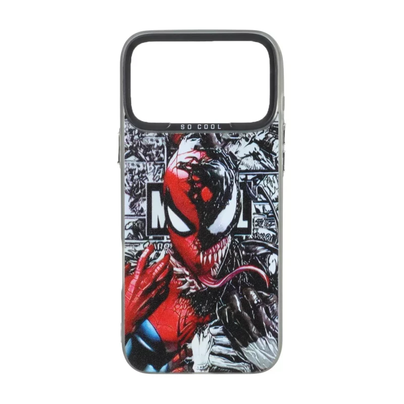 قاب SO COOL بلک لنز دکمه کروم طرح دار Apple iPhone 17 Pro Max - طرح 509 - تصویر 2