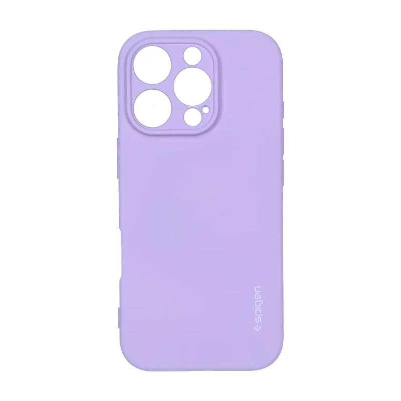 قاب سیلیکونی Spigen محافظ لنزدار Apple iPhone 16 Pro - بنفش روشن - تصویر 2