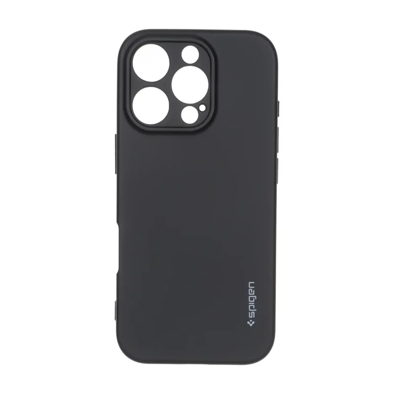 قاب سیلیکونی Spigen محافظ لنزدار Apple iPhone 16 Pro - مشکی - تصویر 2