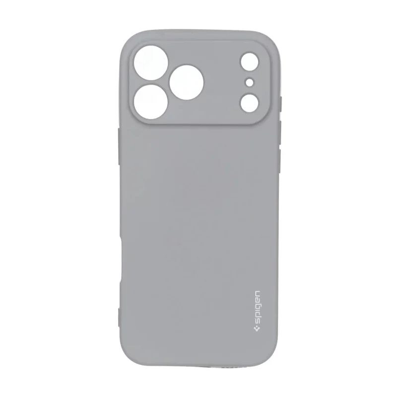 قاب سیلیکونی Spigen محافظ لنزدار Apple iPhone 17 Pro Max - طوسی - تصویر 2