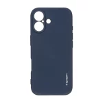 قاب سیلیکونی Spigen محافظ لنزدار Apple iPhone 17 - سرمه ای