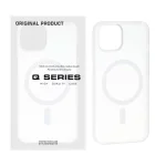 قاب اورجینال Q Serires مات MagSafe مدل Apple iPhone 13 / iPhone 14 - سفید (پک دار) - MPS