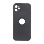 قاب طرح الکترواستاتیک مات محافظ لنزدار Apple iPhone 11 - مشکی