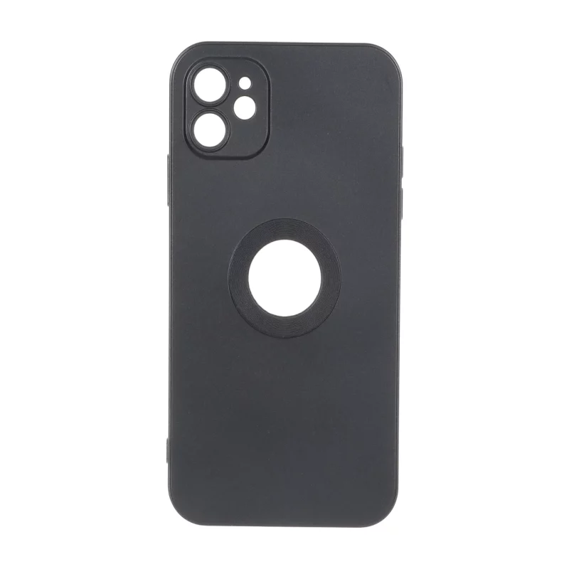 قاب طرح الکترواستاتیک مات محافظ لنزدار Apple iPhone 11 - مشکی - تصویر 2