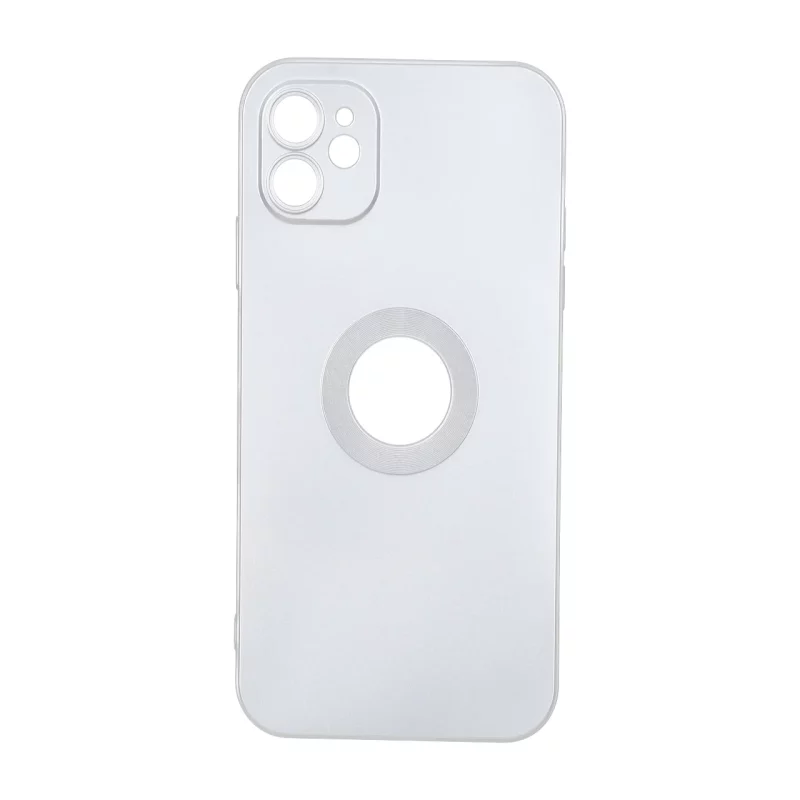 قاب طرح الکترواستاتیک مات محافظ لنزدار Apple iPhone 11 - نقره ای - تصویر 2