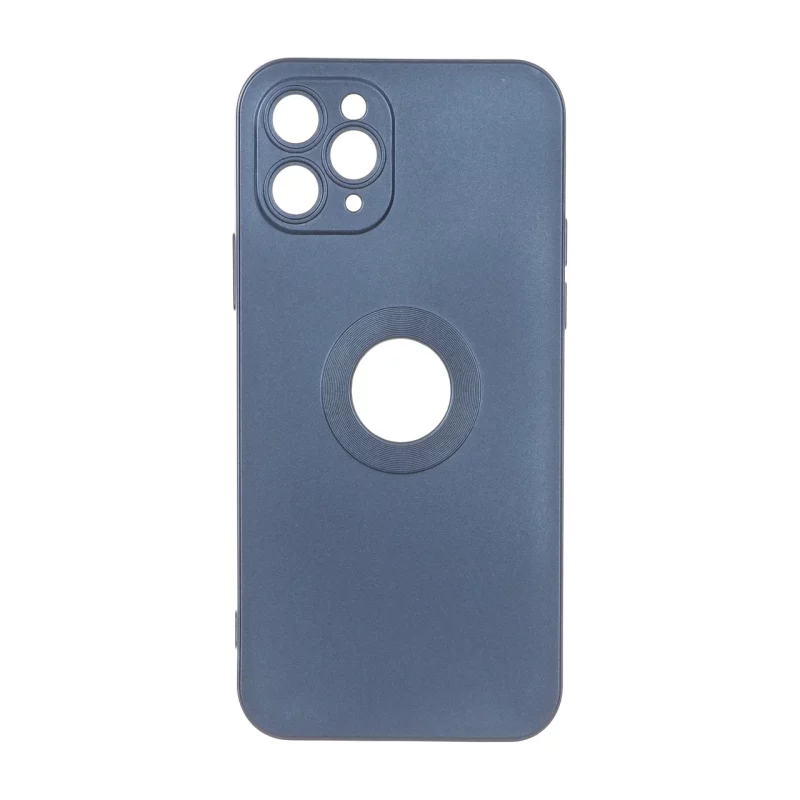 قاب طرح الکترواستاتیک مات محافظ لنزدار Apple iPhone 11 Pro - سرمه ای - تصویر 2