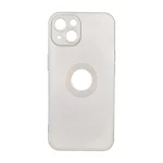 قاب طرح الکترواستاتیک مات محافظ لنزدار Apple iPhone 13 / iPhone 14 - بژ