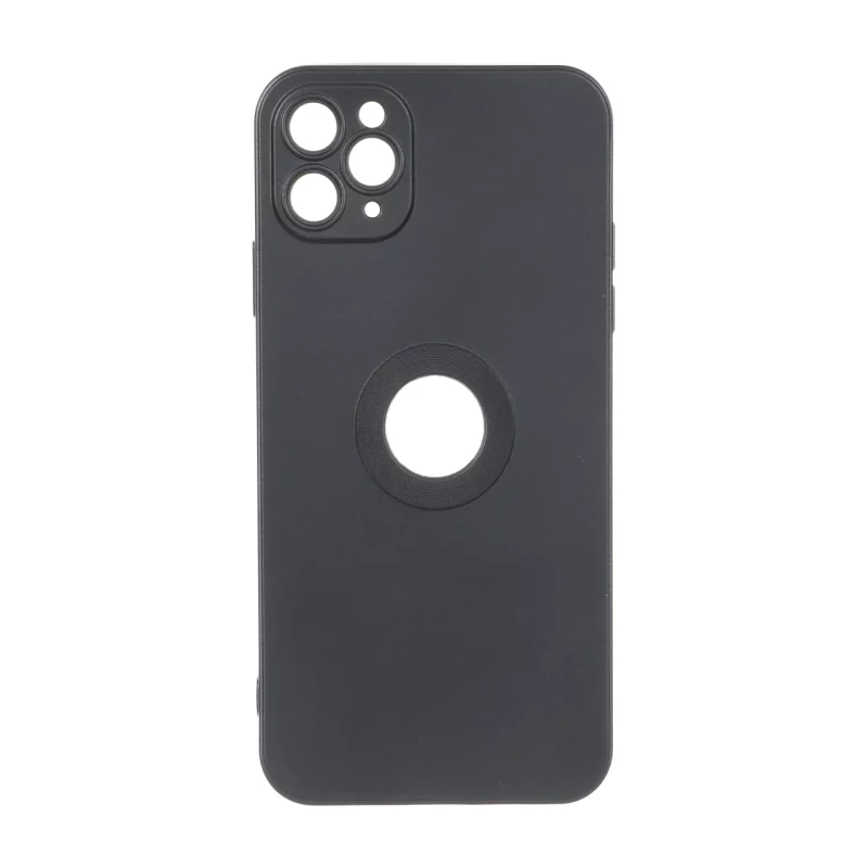 قاب طرح الکترواستاتیک مات محافظ لنزدار Apple iPhone 11 Pro Max - مشکی - تصویر 2
