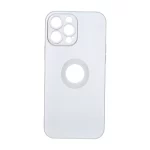 قاب طرح الکترواستاتیک مات محافظ لنزدار Apple iPhone 13 Pro Max - نقره ای
