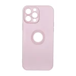قاب طرح الکترواستاتیک مات محافظ لنزدار Apple iPhone 13 Pro Max - صورتی