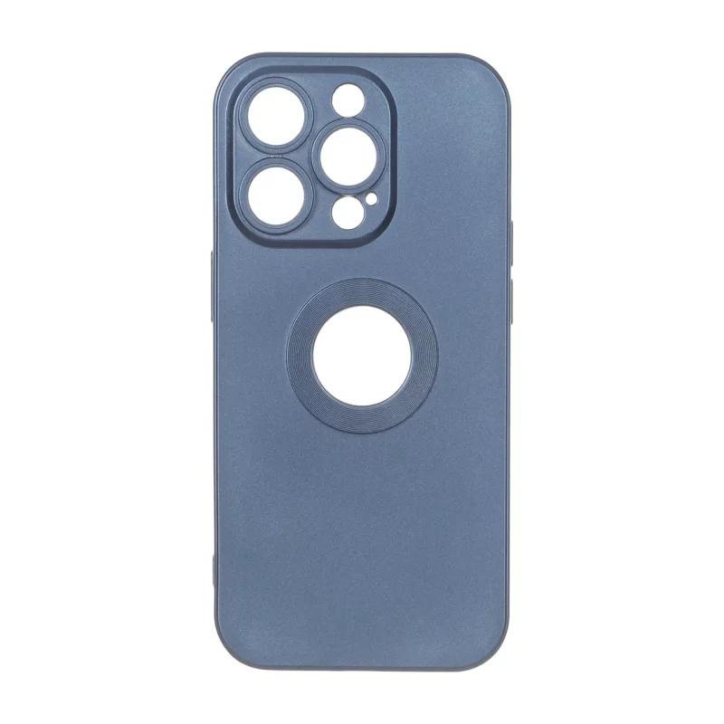 قاب طرح الکترواستاتیک مات محافظ لنزدار Apple iPhone 14 Pro - سرمه ای - تصویر 2
