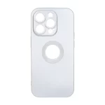قاب طرح الکترواستاتیک مات محافظ لنزدار Apple iPhone 14 Pro - نقره ای