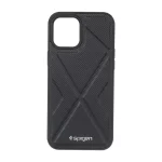 قاب Spigen طرح X مدل Apple iPhone 12 Pro Max - مشکی