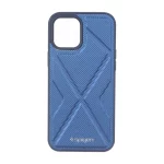 قاب Spigen طرح X مدل Apple iPhone 12 Pro Max - آبی