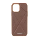 قاب Spigen طرح X مدل Apple iPhone 13 Pro Max - قهوه ای