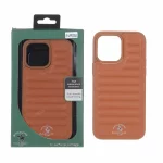 قاب اورجینال چرمی Santa Barbara Polo مدل Apple iPhone 14 Pro Max - قهوه ای (پک دار)