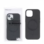 قاب HDD چرمی MagSafe مدل Apple iPhone 13 / iPhone 14 - مشکی (پک دار)